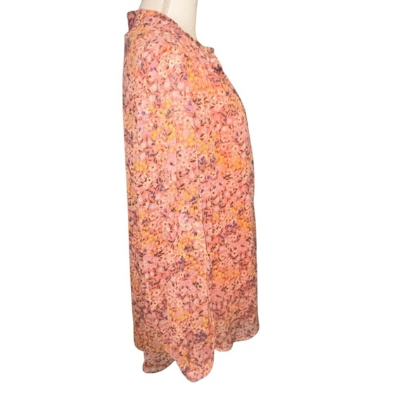 NWT Adyson Parker Floral Pink Blouse, sz 2X - Picture 7 of 13